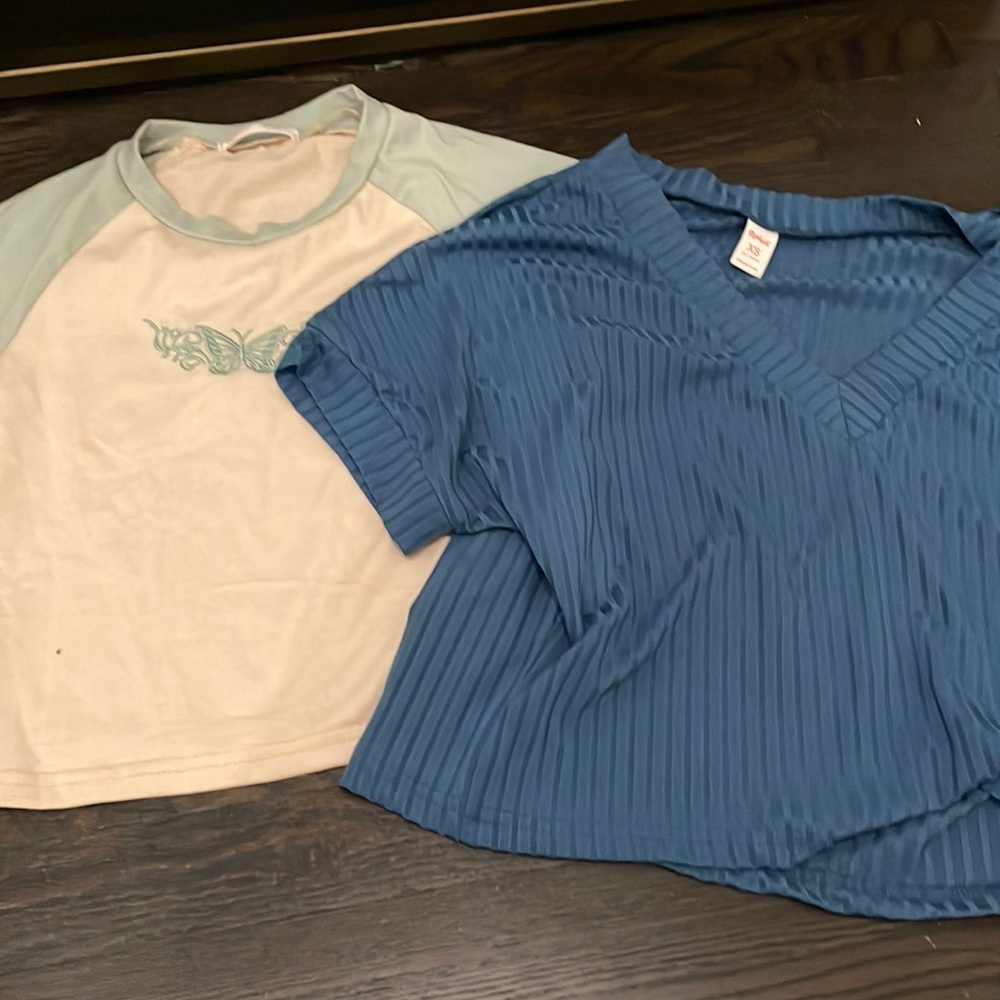romwe cropped shirts